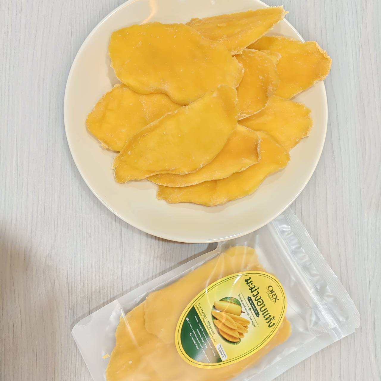 Dried mango with ORX package
